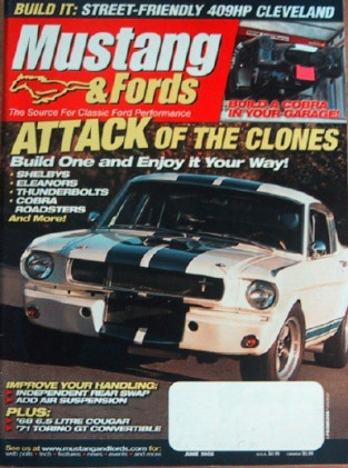 MUSTANG & FORDS 2006 JUNE - REPLICAS, BOSS 302, XR-7 GT